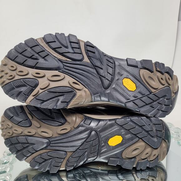 Merrell Kangaroo Mens Slip-on Hiking Shoes Outdoors Trail Leather Sneakers sz 12 - Picture 6 of 8